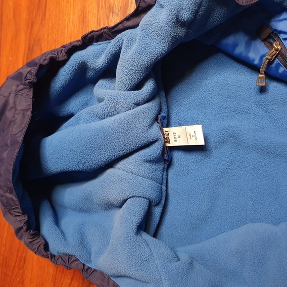 REI Boys Timber Mountain Jacket Blue Size Medium - Picture 3 of 3